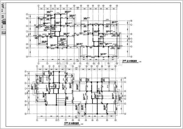 某框剪结构住宅楼结构设计施工图纸（建筑高度35.8米）-图一