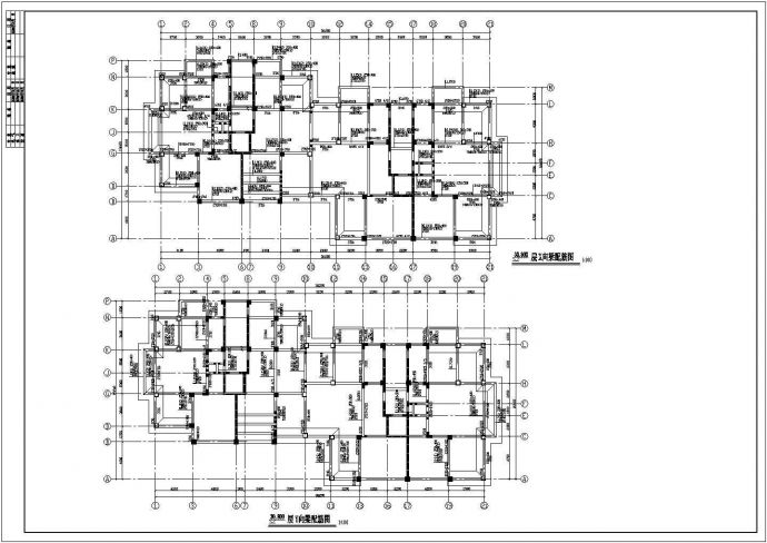 某框剪结构住宅楼结构设计施工图纸（建筑高度35.8米）_图1