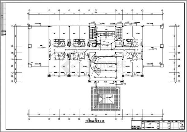 某三层的贵宾楼电气设计全套施工图-图二