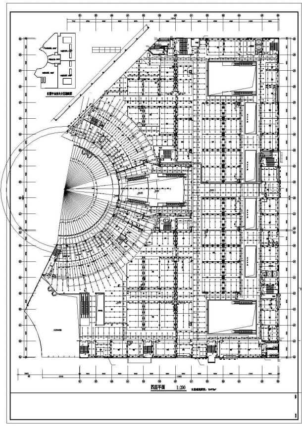 某四层大型建材商场给排水设计施工图-图二