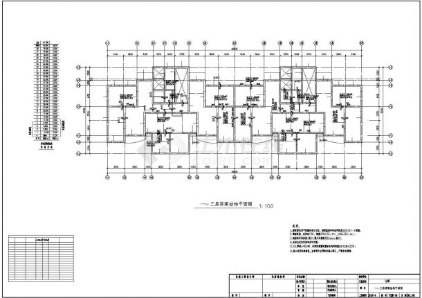 【大庆】28层剪力墙结构住宅楼结构施工图-图一
