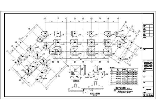 【安徽】28层框支剪力墙小区住宅结构施工图，含地下室-图一
