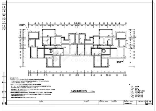 地上十二层地下一层住宅楼全套电气设计施工图纸-图一