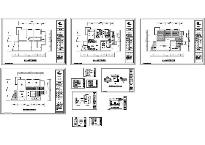 某住宅小区三室二厅家装设计施工图_图1