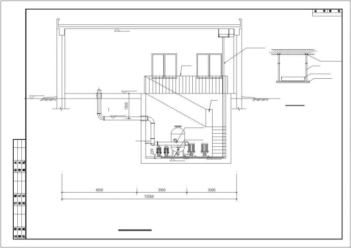 某工厂定压变频给水泵站全套电气设计施工图纸_图1