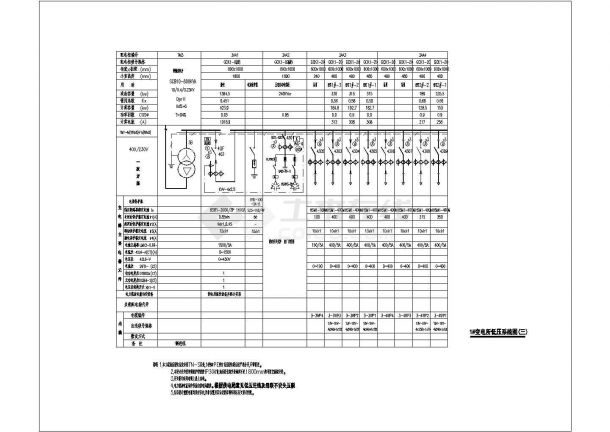 【漳州】某高层住宅变电所全套电气设计施工图纸-图二