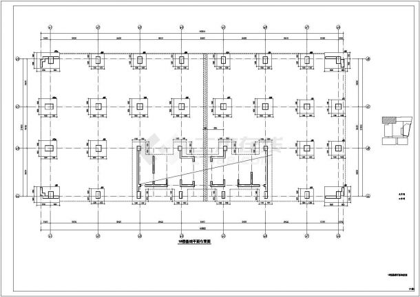 [济南]25层大型框剪结构商业广场结构施工图(含建施、车库）-图二