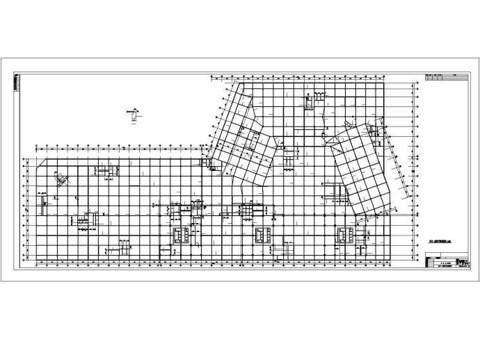 [大型广场]28层商业综合体及写字楼结构施工图_图1