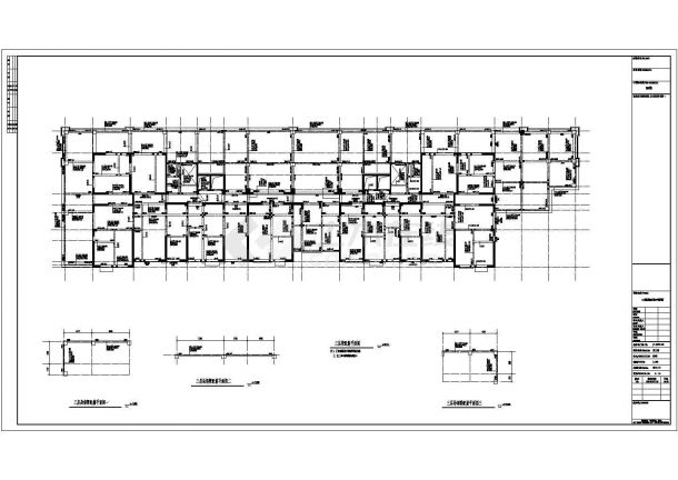 [西安]34层高度区大型框剪高层结构施工图175张（CFG桩加筏板基础）-图二