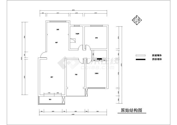 活泼红色调现代两居室装修图（含效果图）-图二