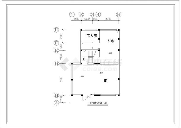 某4层联排住宅楼中央空调系统设计施工图-图一