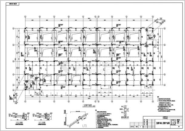 【山东】四层框架结构发酵车间结构施工图-图二