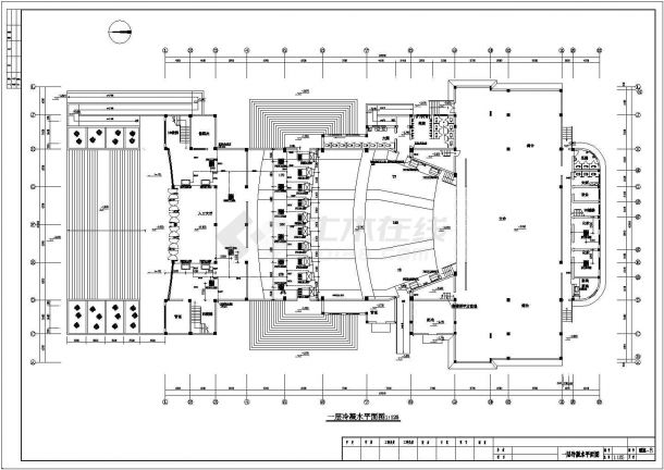 某三层剧院VRV空调及通风排烟系统施工图-图一