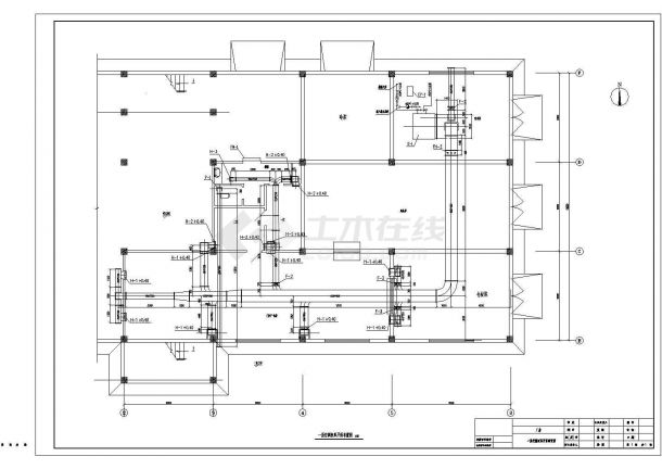 某工业生物科技厂房洁净空调系统施工图-图二