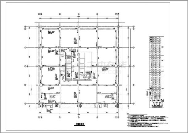 【安徽】27层框架核心筒结构公寓结构图-图一