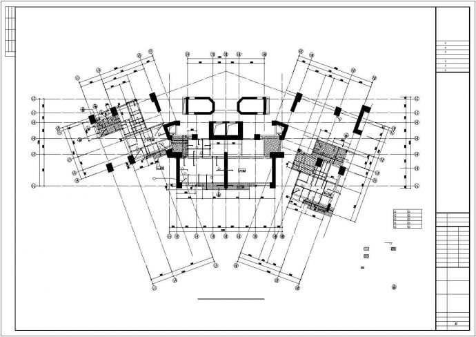 [广东]地上三十四层框架核心筒结构住宅楼结构施工图_图1