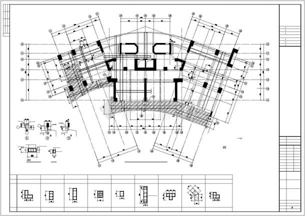 [广东]地上三十四层框架核心筒结构住宅楼结构施工图-图二
