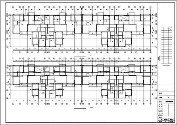 [江苏]两栋十七层抗震墙结构住宅楼结构施工图-图二