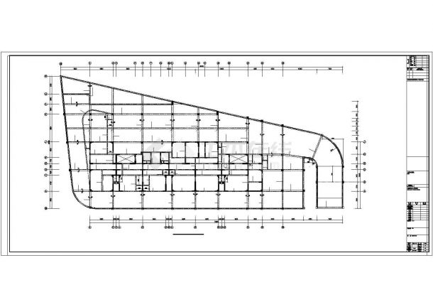 [武汉]二十九层剪力墙结构住宅楼结构施工图（两层裙楼、筏基）-图一