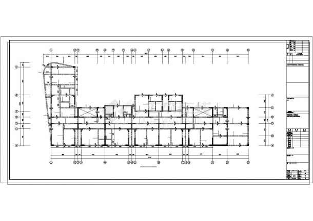 [武汉]二十九层剪力墙结构住宅楼结构施工图（两层裙楼、筏基）-图二