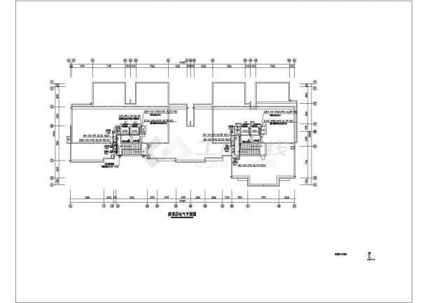 某二十一层商住楼电气设计施工图纸-图二