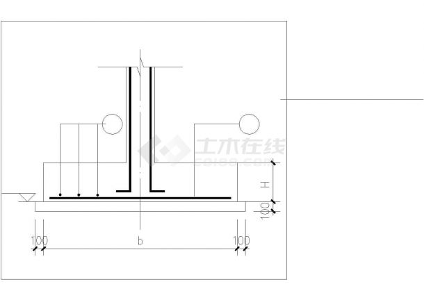 地下室框剪结构施工图（独立基础，共9张）-图二