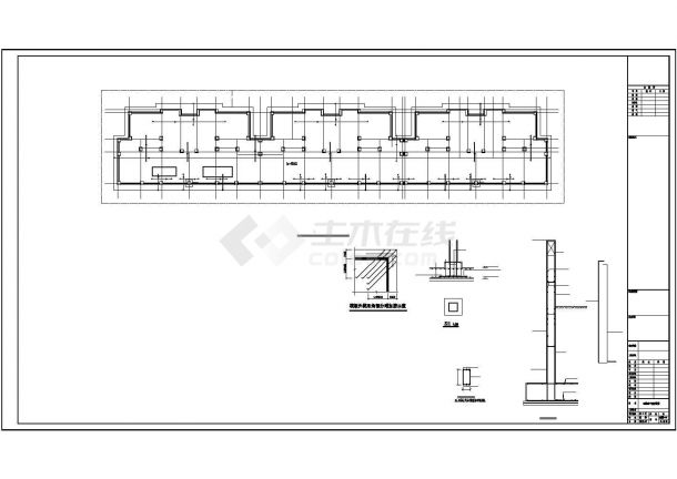 [青海]六层框架结构住宅楼结构施工图-图一
