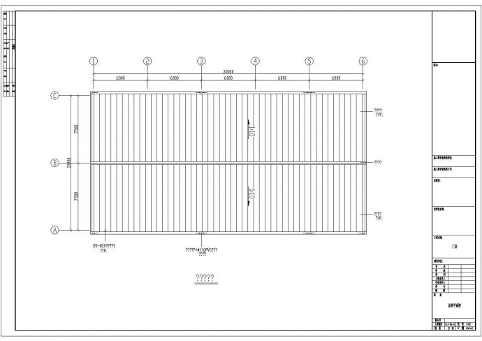 【福建】15米跨门式钢架结构厂房结构施工图_图1