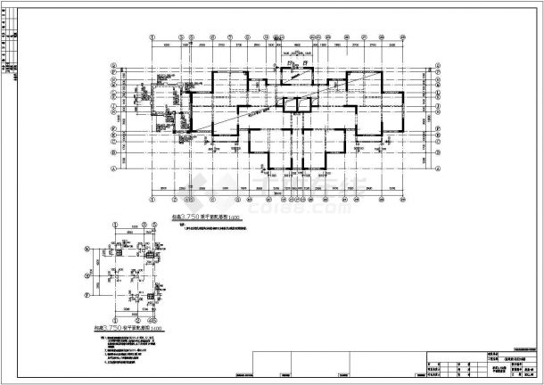 16层剪力墙结构住宅楼结构施工图-图二