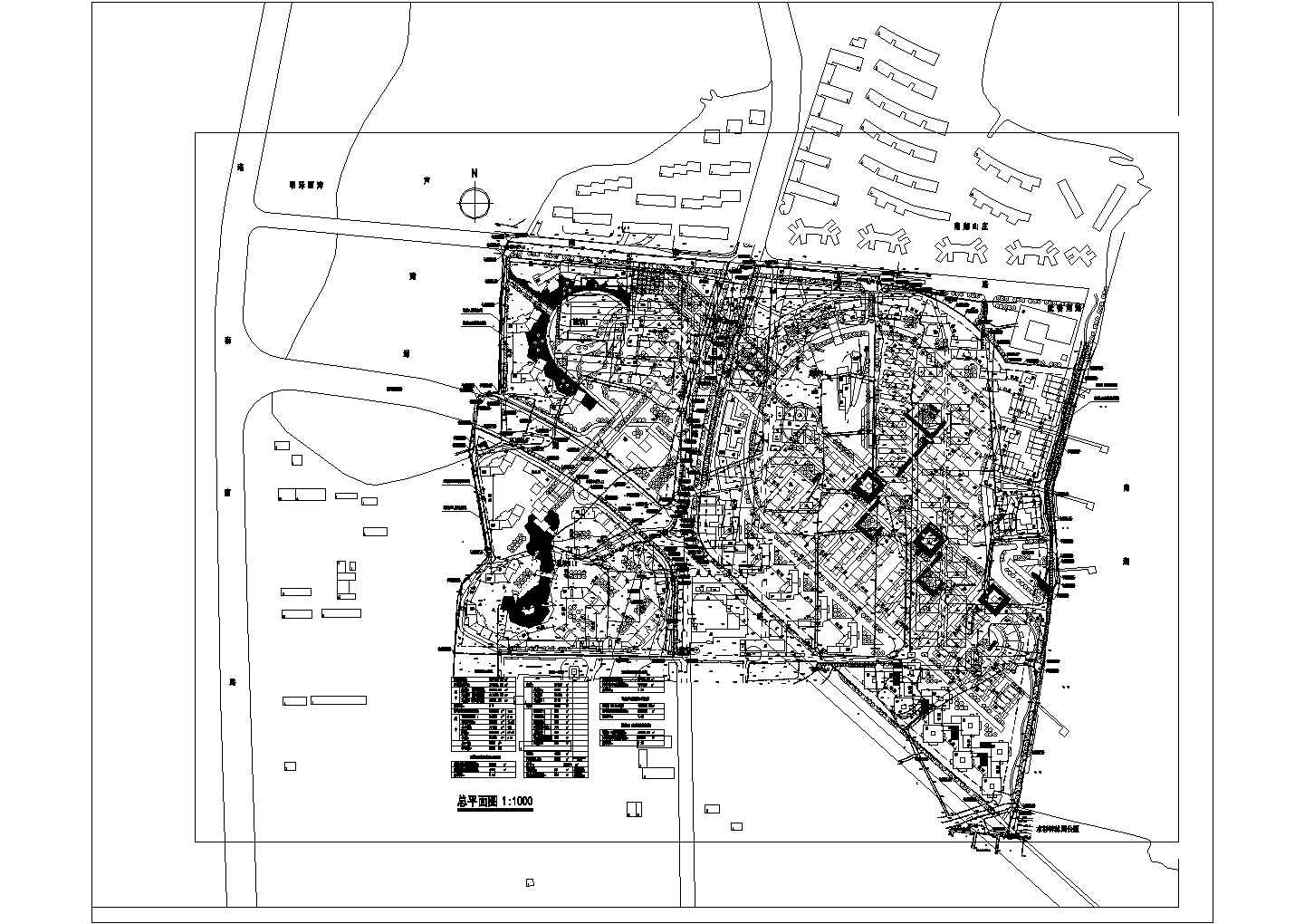 武汉泰然小区总平面规划设计方案图