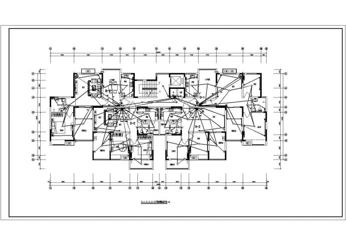 某小区一栋九层的住宅楼电气设计施工图_图1