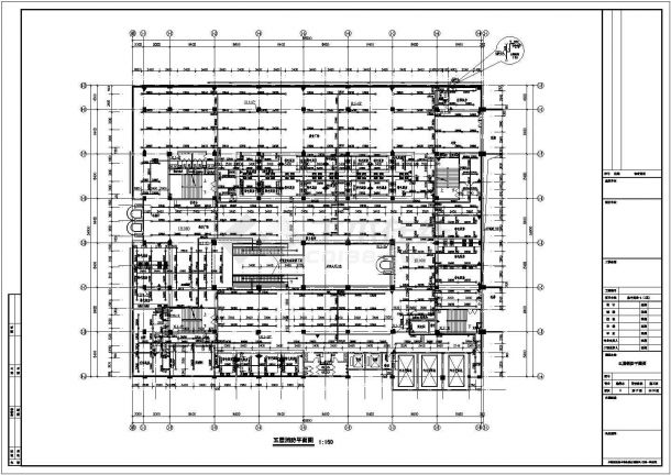 某五层集中商业楼给排水设计施工图-图二