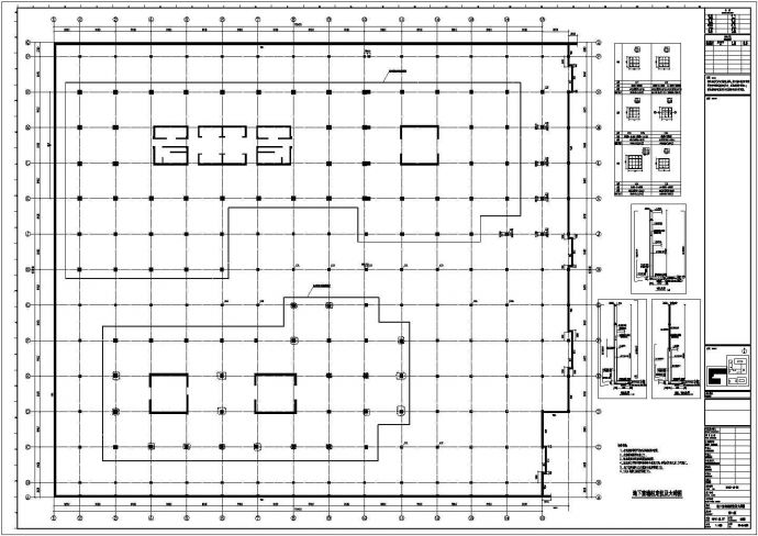 [深圳]ABC三座24层框架剪力墙结构高层办公楼结构施工图（29万平）_图1