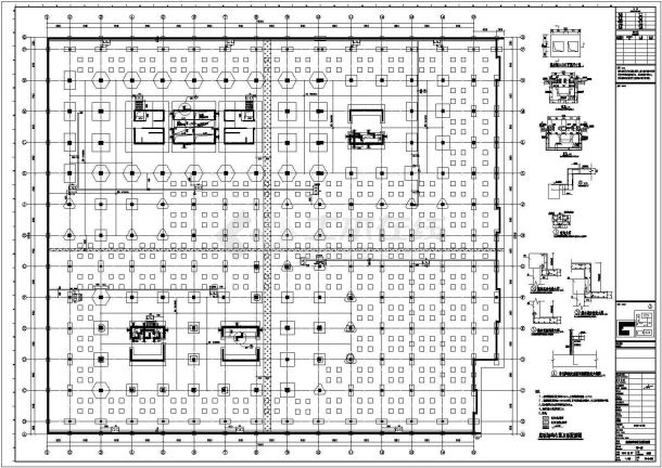 [深圳]ABC三座24层框架剪力墙结构高层办公楼结构施工图（29万平）-图二