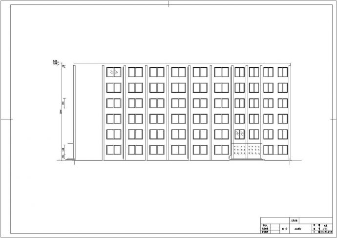 六层现浇钢筋混凝土框架结构中学教学楼建筑结构全套施工图_图1