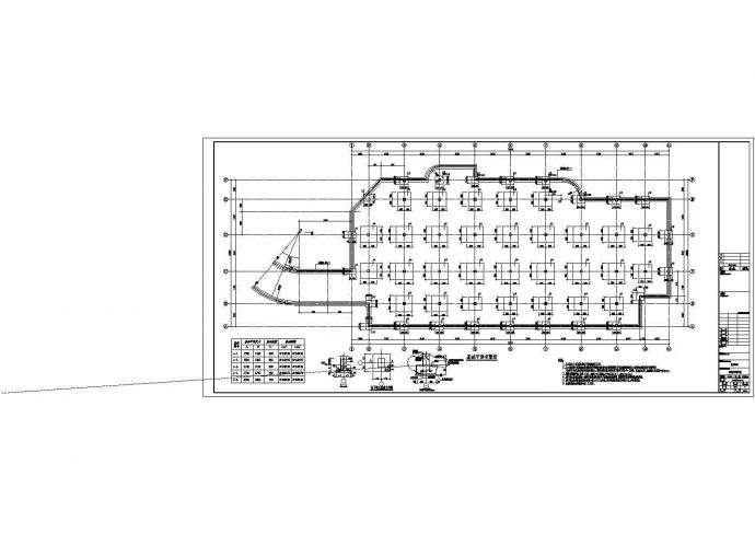【长沙】框架剪力墙结构独立地下一层车库结构施工图_图1