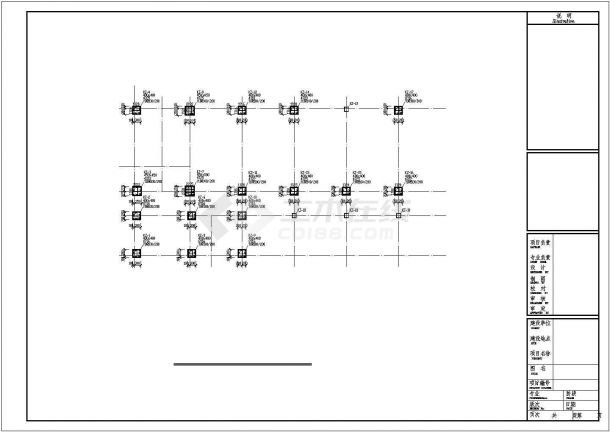 【重庆】五层框架结构中学校教学楼结构设计施工图-图二