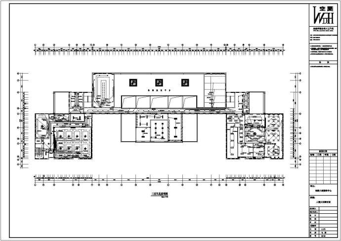 某地区接待中心室内电气设计施工图纸_图1