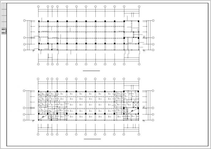 某九层框架住宅楼结构设计图，共14张图_图1