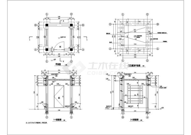 某现代风格典雅宜居型小区景观规划设计施工图-图一