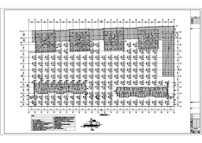 【山东】地下一层框架结构车库结构设计施工图_图1