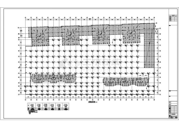 【山东】地下一层框架结构车库结构设计施工图-图二