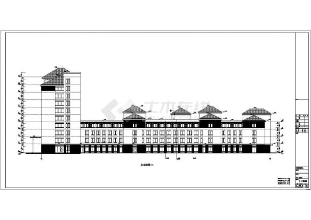 [浙江]九层人民医院南北区综合楼结构施工图（含建筑图及附属工程）-图一