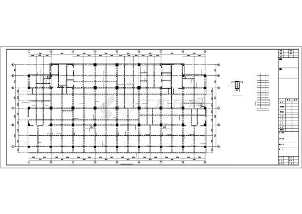 [河北]16层框架剪力墙结构医院病房大楼结构施工图-图一