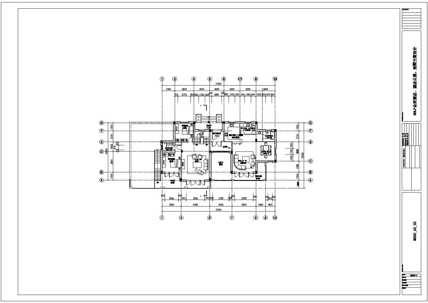 【辽宁】新中式风格多层别墅建筑施工图（含效果图）