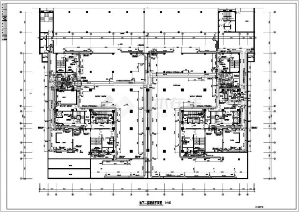 【山东】某20层商住楼数码多联中央空调系统设计施工图-图一