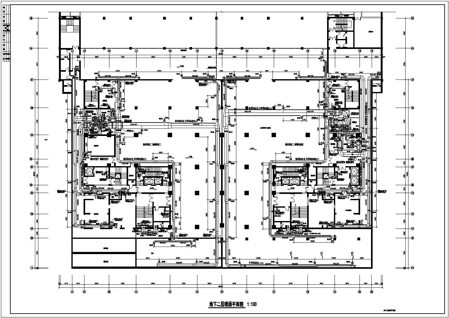 【山东】某20层商住楼数码多联中央空调系统设计施工图