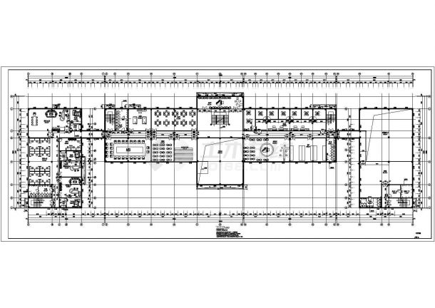 [黑龙江]地上三层框架结构办公楼结构施工图-图一