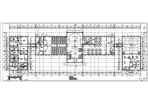 [黑龙江]地上三层框架结构办公楼结构施工图-图二