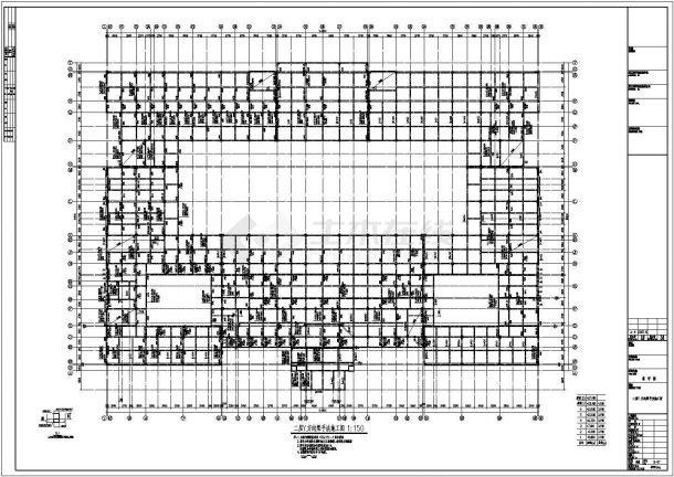 【江西】地上六层现浇框架结构教学楼结构设计施工图-图一